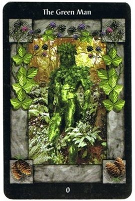 Picture of the Green Man Card