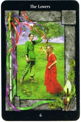 Picture of the Lovers Card