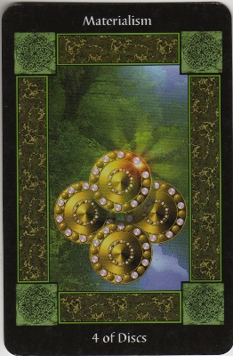 Picture of the 4 of Disks Card