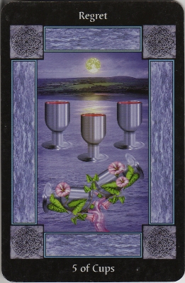 Picture of the 5 of Cups Card