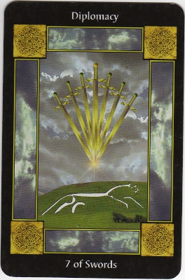 Picture of the 7 of Swords Card