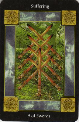 Picture of the 9 of Swords Card