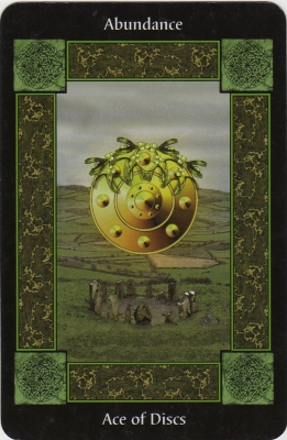 Picture of the Ace of Disks Card