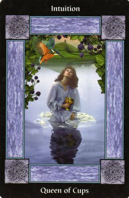 Picture of the Queen of Cups Card