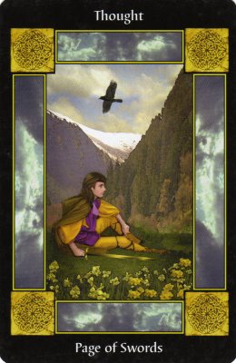Picture of the Page of Swords Card