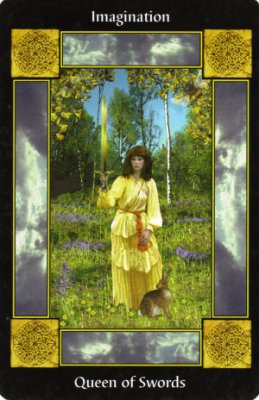 Picture of the Queen of Swords Card