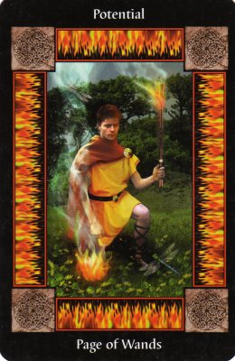 Picture of the Page of Wands Card