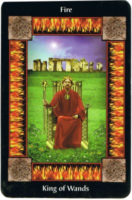 Picture of the King of Wands Card